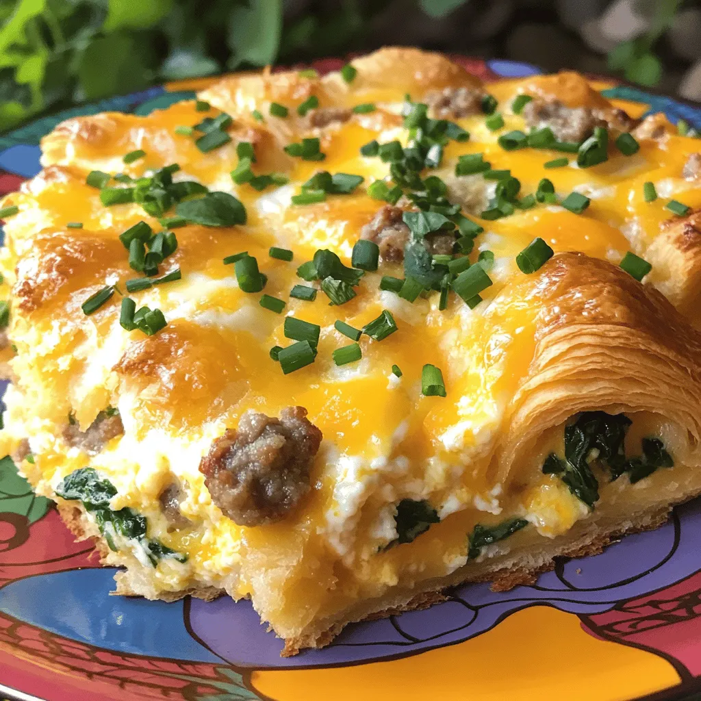 Cheesy Croissant Breakfast Casserole Simple Delight