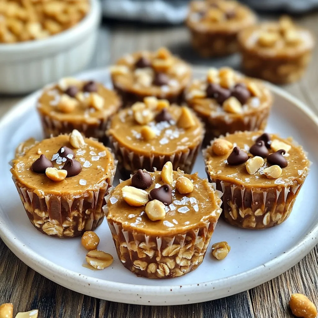 No-Bake Peanut Butter Oat Cups Delicious Snack Treat