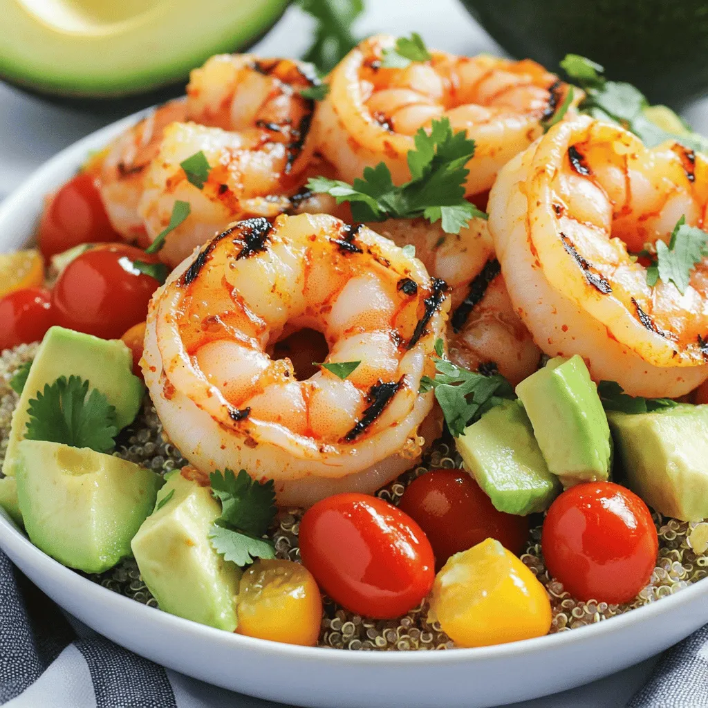 Grilled Shrimp &#038; Avocado Bowls Flavorful and Fresh Meal