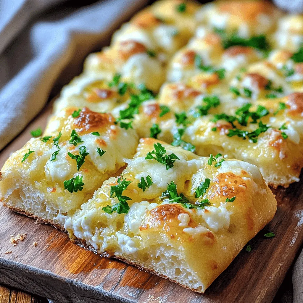 Focaccia Cheesy Garlic Bread Tasty and Simple Recipe