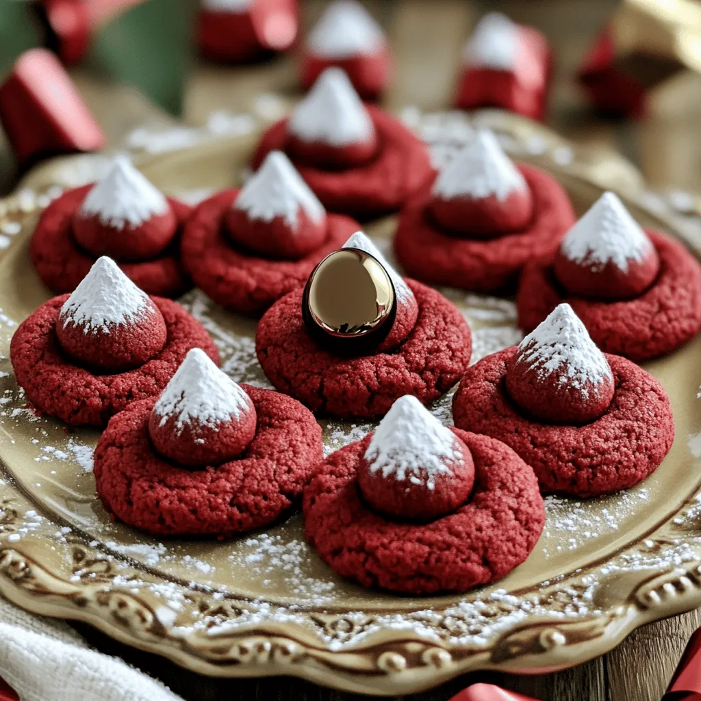Hershey’s Red Velvet Blossom Cookies Delightful Treat