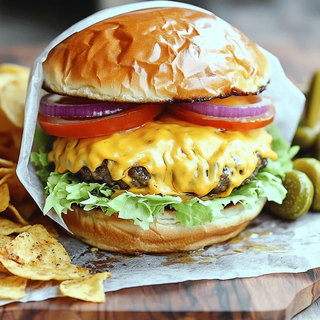 Double Cheesy Smash Burger with Special New York Sauce