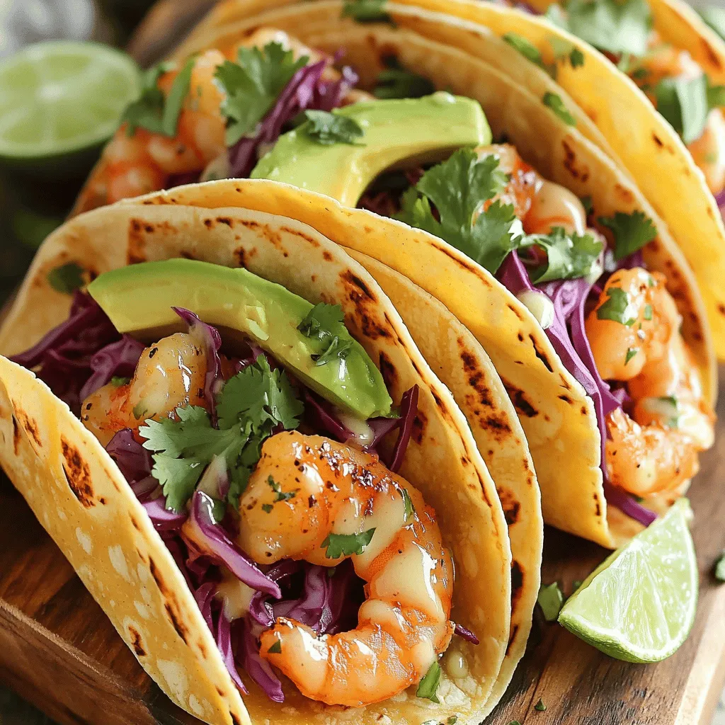 Air Fryer Garlic Butter Shrimp Tacos Delightful Meal
