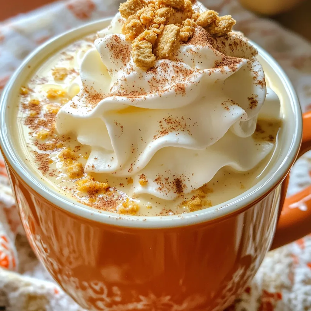 Pumpkin Spice White Hot Chocolate Creamy Delight