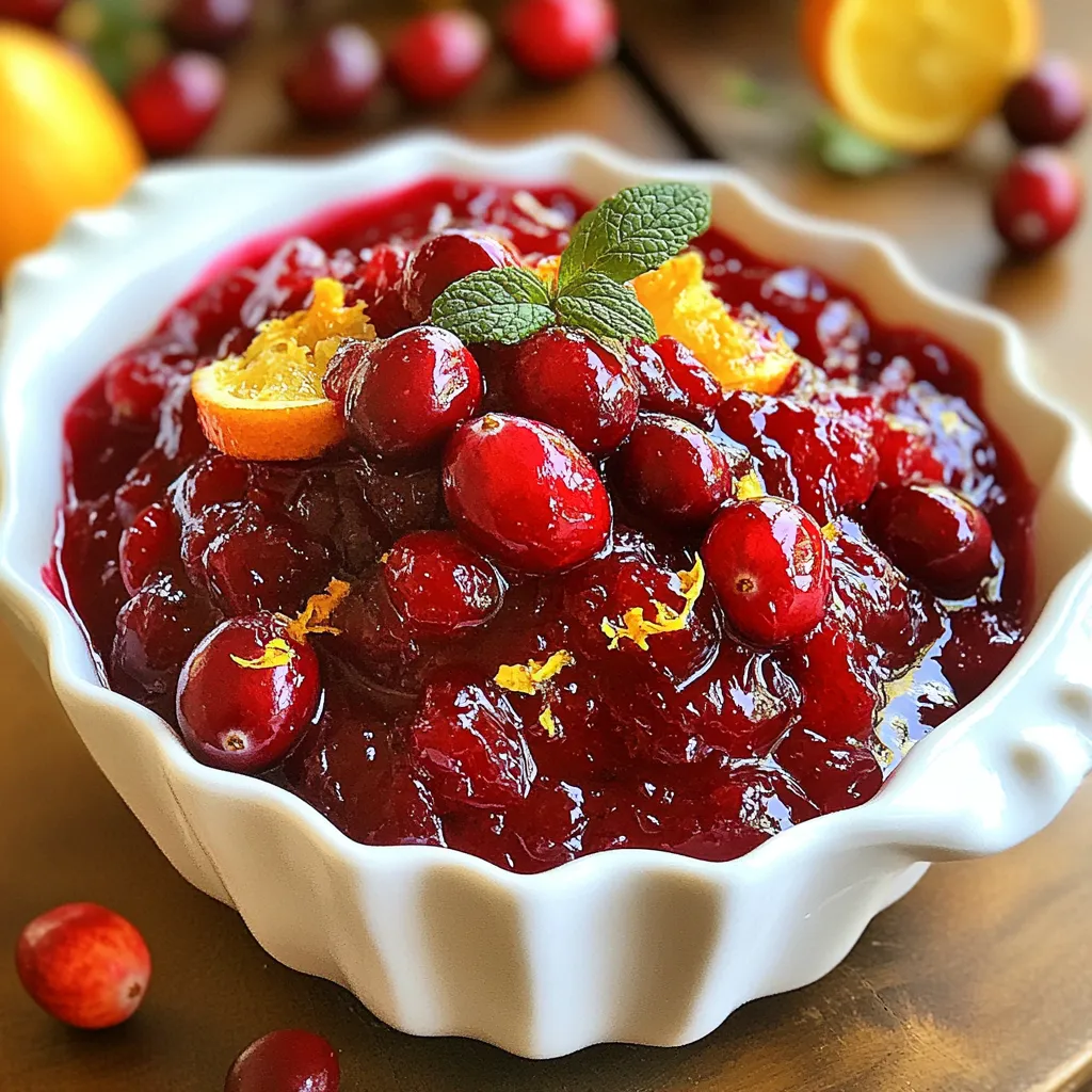Cranberry Sauce Sweetened with Dates Simple Delight