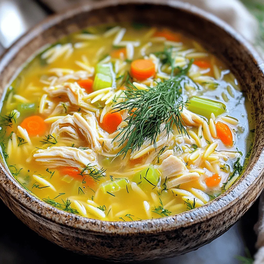 Avgolemono Greek Lemon Chicken Soup Comfort Food Recipe