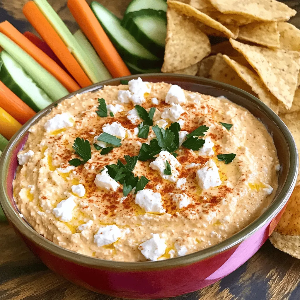 To make a great paprika-feta dip, you need simple ingredients. Here’s what you