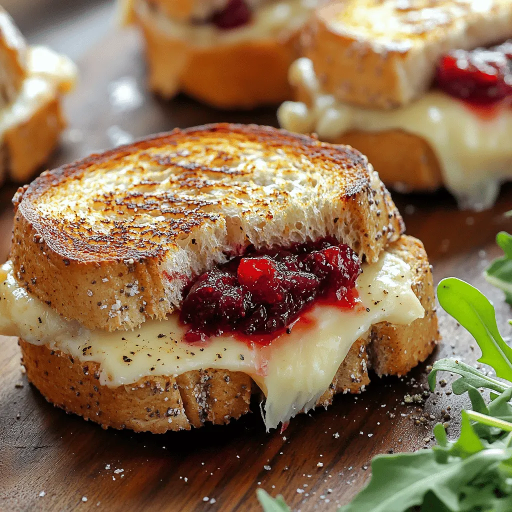 To make a delicious Cranberry, Brie, and Prosciutto Grilled Cheese, you need simple, quality ingredients. Here’s what you will need: