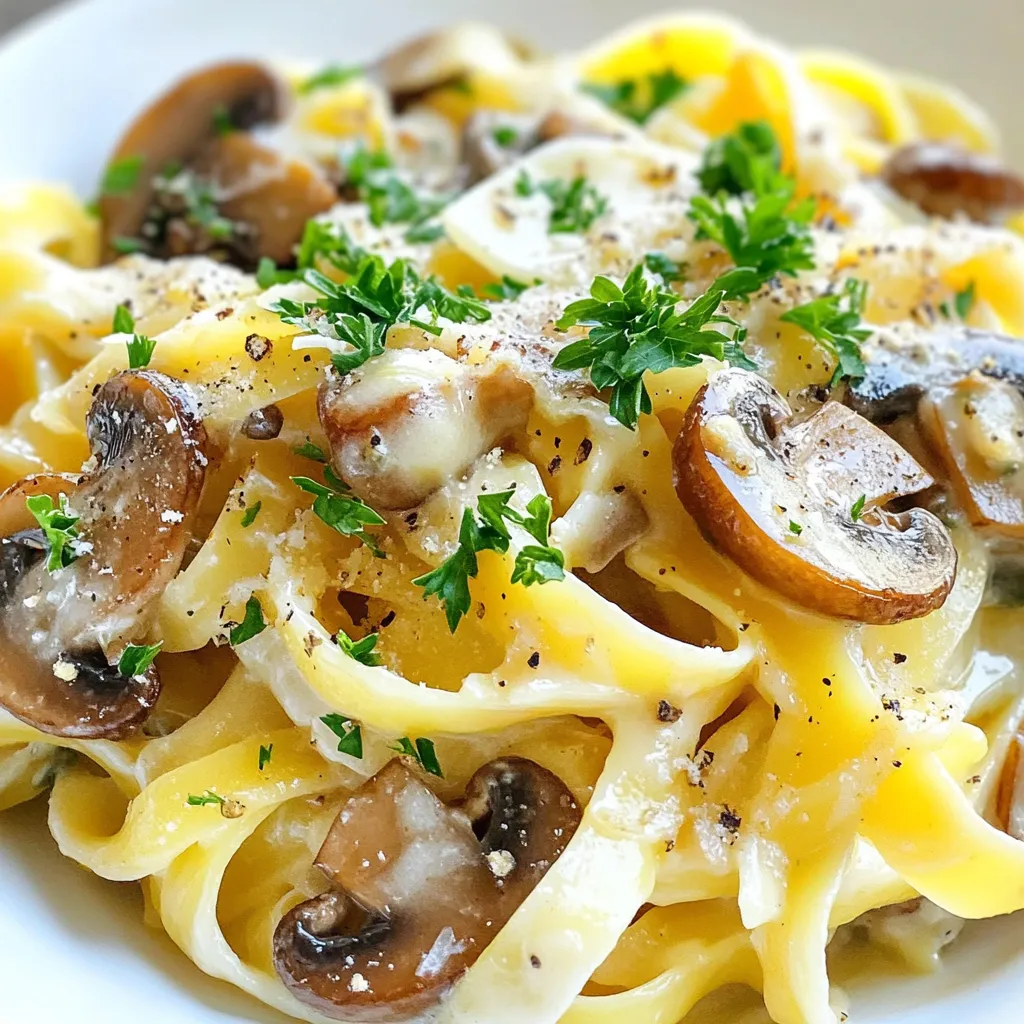 Caramelized Leek Mushroom Gruyere Pasta Delight