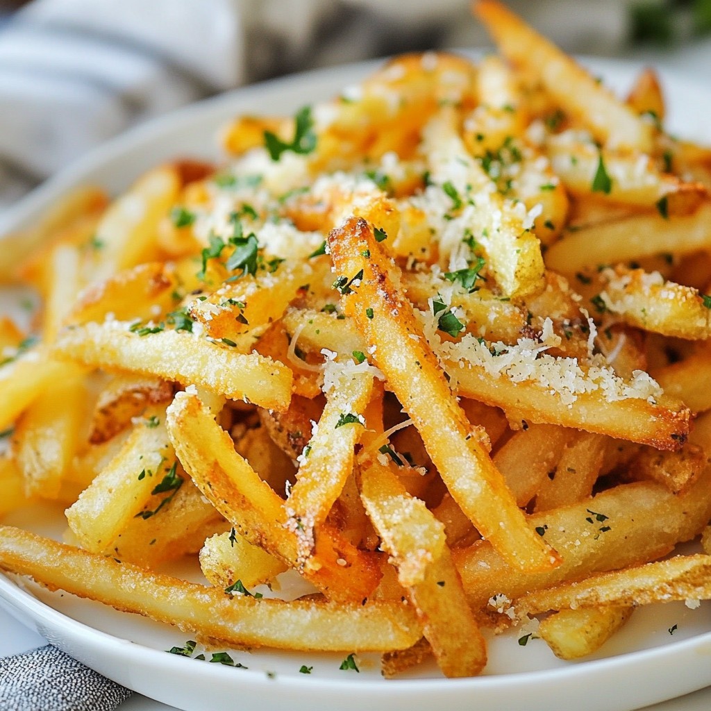 Crispy Garlic Parmesan Fries Irresistible Flavor Boost