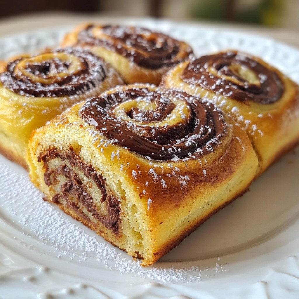 Nutella Swirl Rolls Fluffy and Delightful Treat
