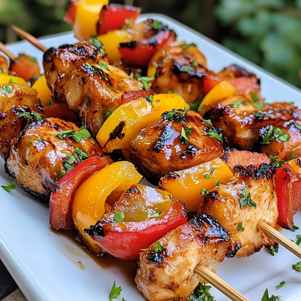 Hot Honey Grilled Chicken Skewers Flavor-Packed Dish
