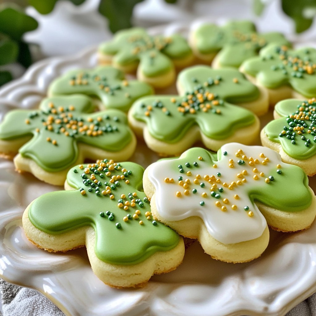 Festive St. Patrick's Day Sugar Cookies Delight