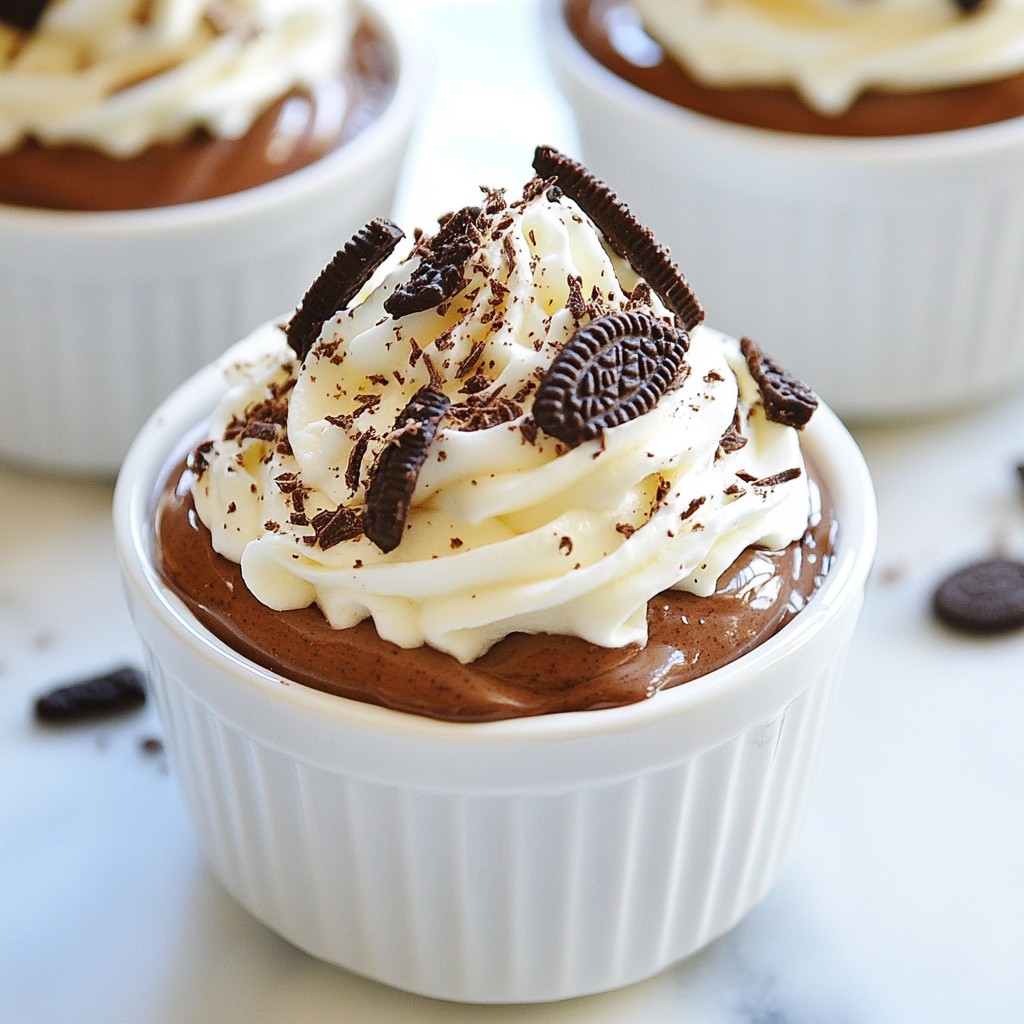 Oreo Chocolate Mousse Cups Irresistible Dessert Treat