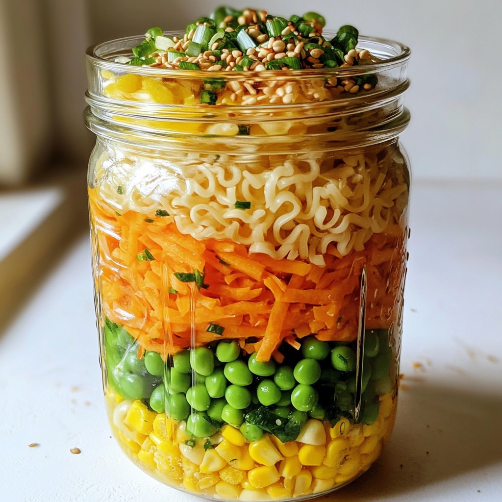 DIY Cup Noodles in a Jar Quick and Easy Recipe
