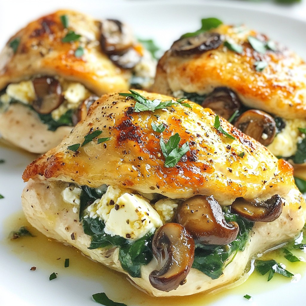 Healthy Mushroom Stuffed Chicken Breast Recipe Today