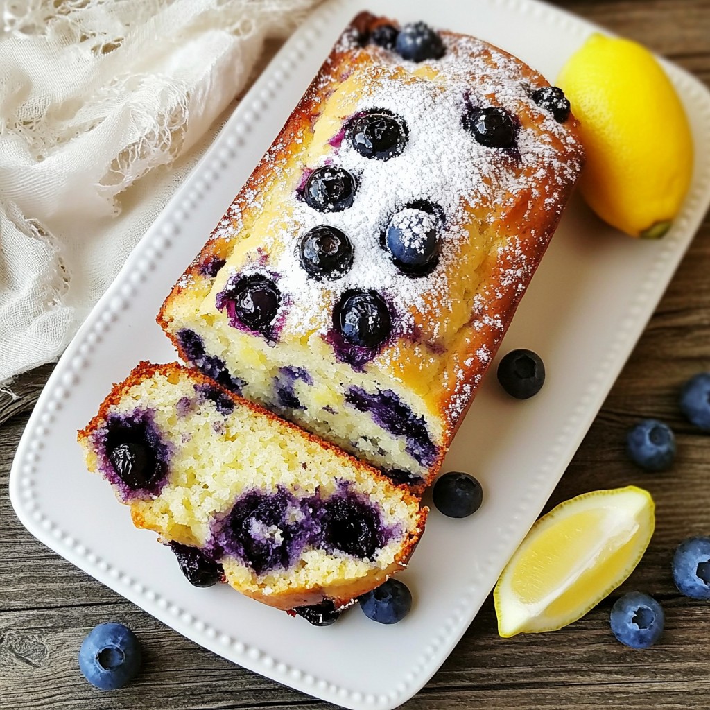 Blueberry Lemon Sourdough Quick Bread Delightful Recipe
