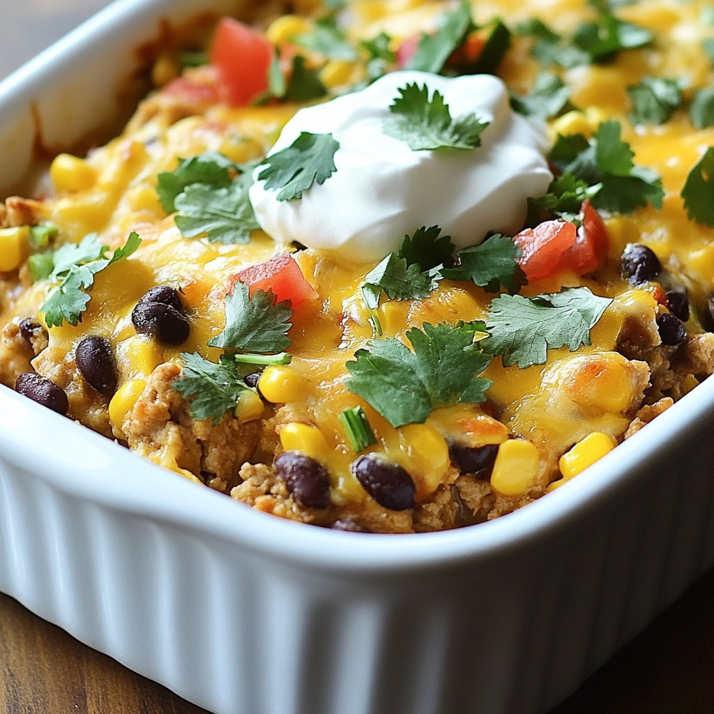 Creamy Mexican Fiesta Casserole Simple and Tasty Meal