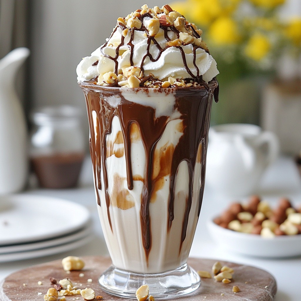 Nutella Lover’s Milkshake Rich and Creamy Indulgence