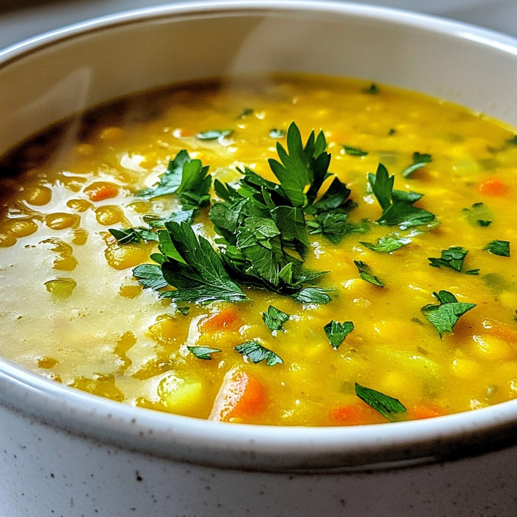 Healing Golden Lemon Lentil Soup for Wellness Boost