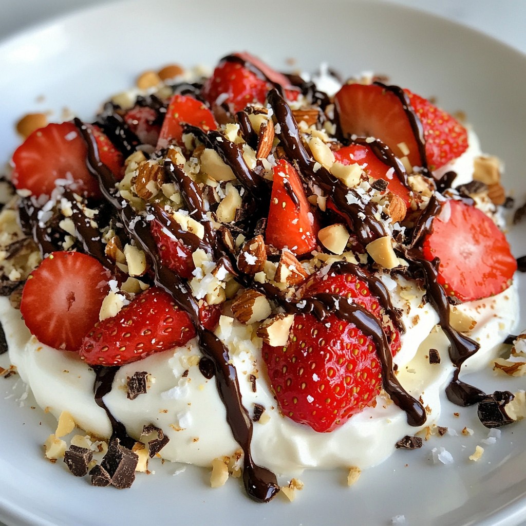 Chocolate Strawberry Yogurt Clusters Sweet Treats