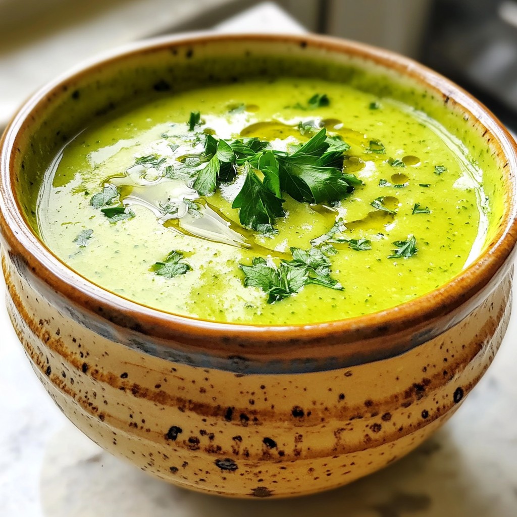 Creamy Asparagus and Parmesan Soup Flavorful Delight