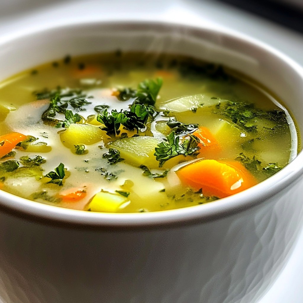 Detox Celery and Kale Broth Recipe for Wellness
