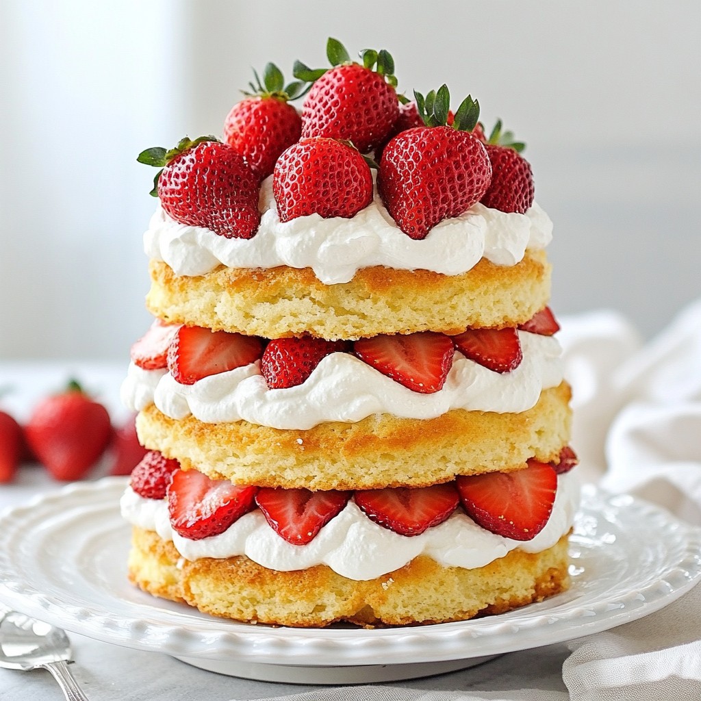 Strawberry Shortcake Cake Delightful and Simple Recipe