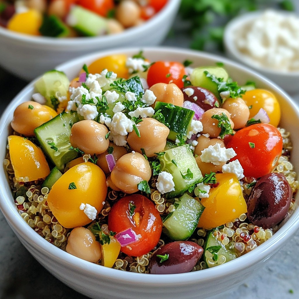 Mediterranean Quinoa Power Bowls Healthy and Simple Meal