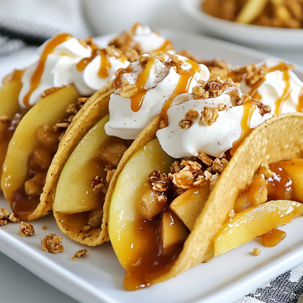 Apple Pie Tacos Irresistible and Easy Dessert Treat