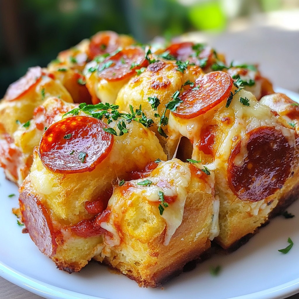 Pull-Apart Pizza Monkey Bread Scrumptious Delight