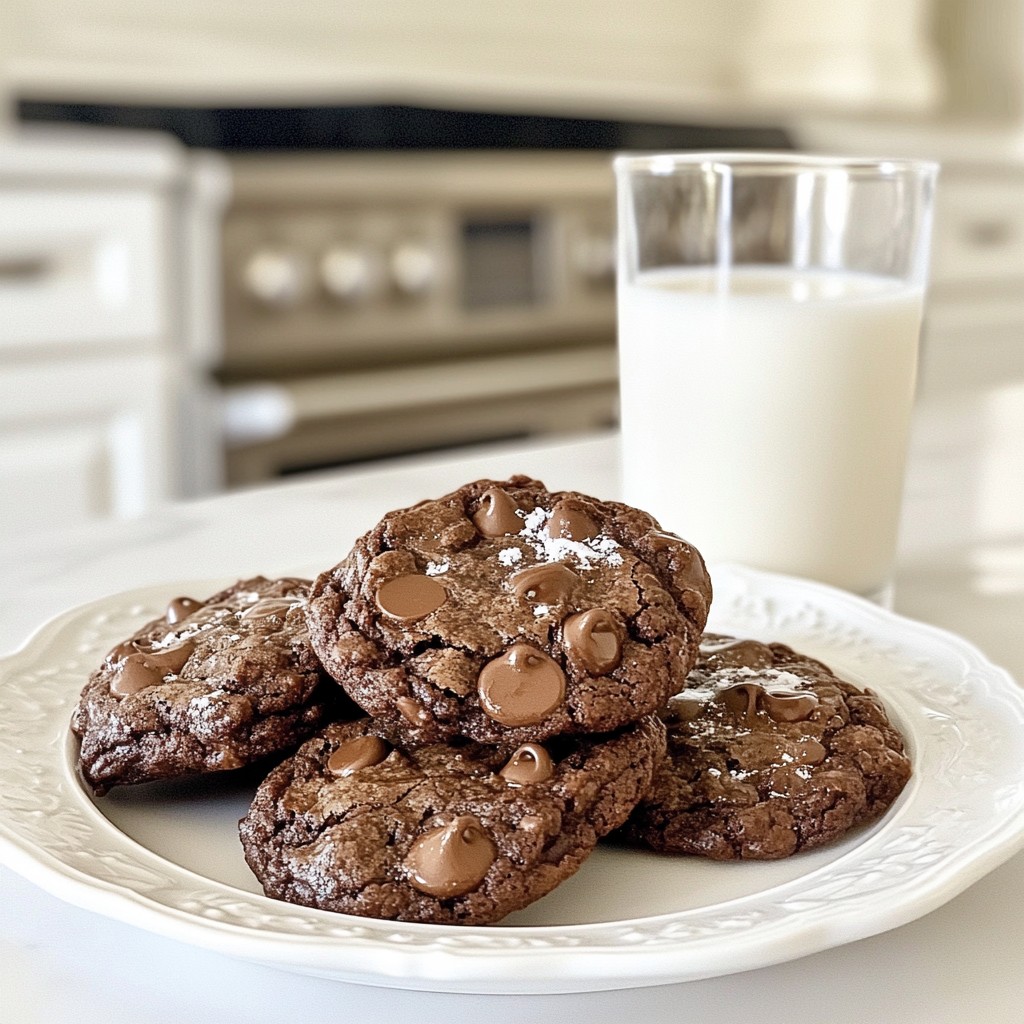 One Bowl Sourdough Discard Brownie Cookies Delight