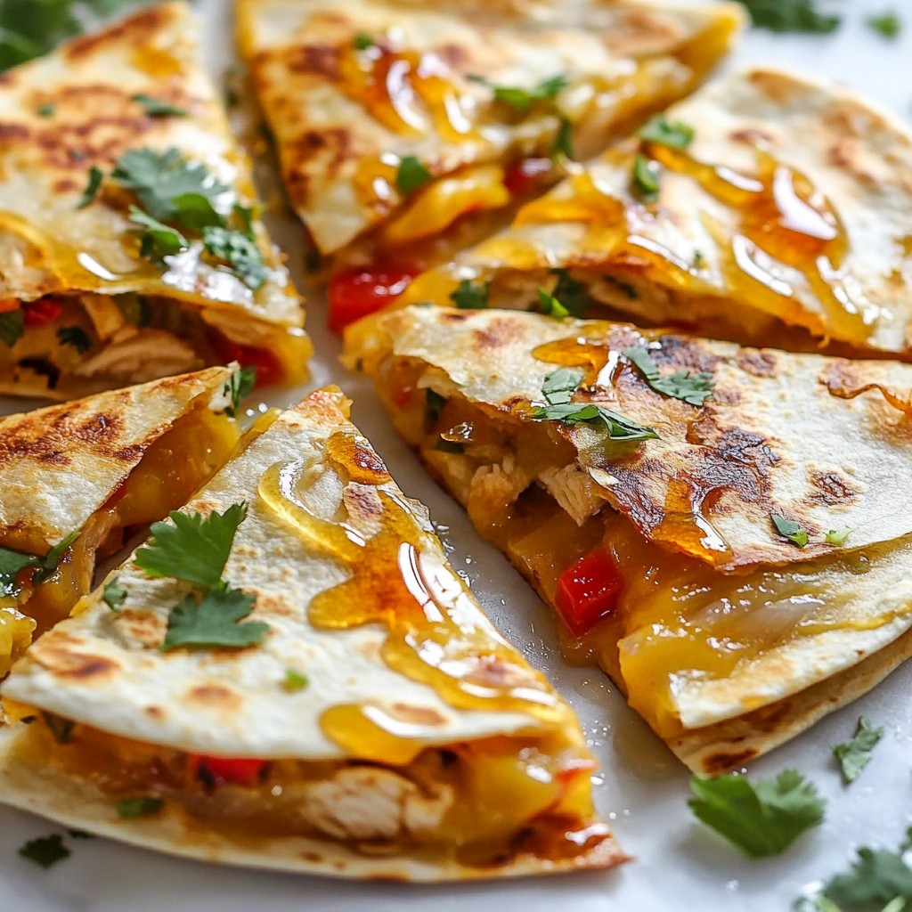 Hot Honey Chicken Quesadillas Quick and Tasty Meal