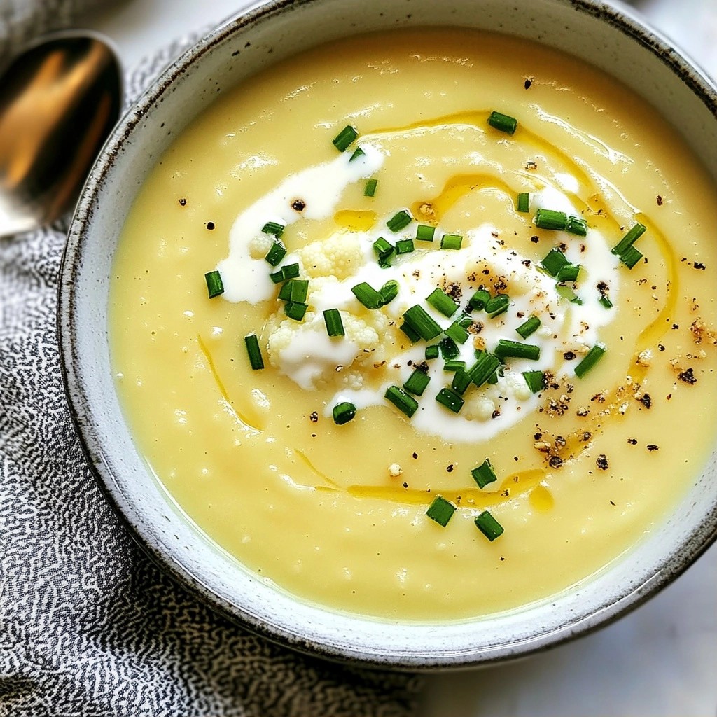 Creamy Cauliflower and Garlic Bisque Delightful Dish