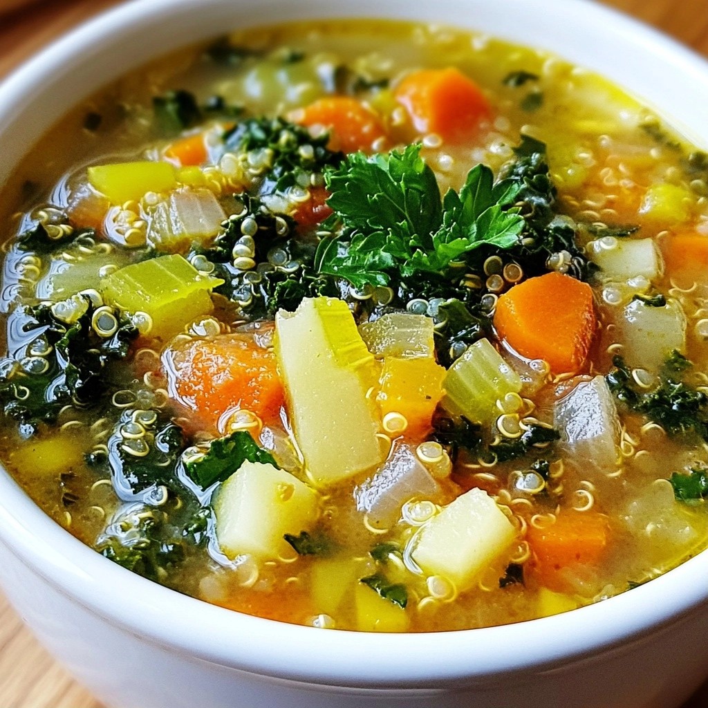 Nourishing Kale and Quinoa Soup Healthy Comfort Meal