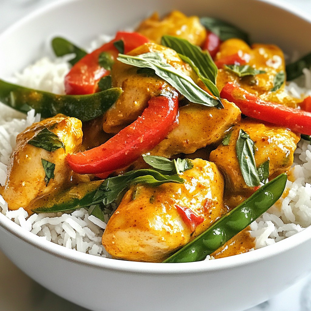 One-Pot Thai Red Curry Chicken Flavorful and Easy Meal