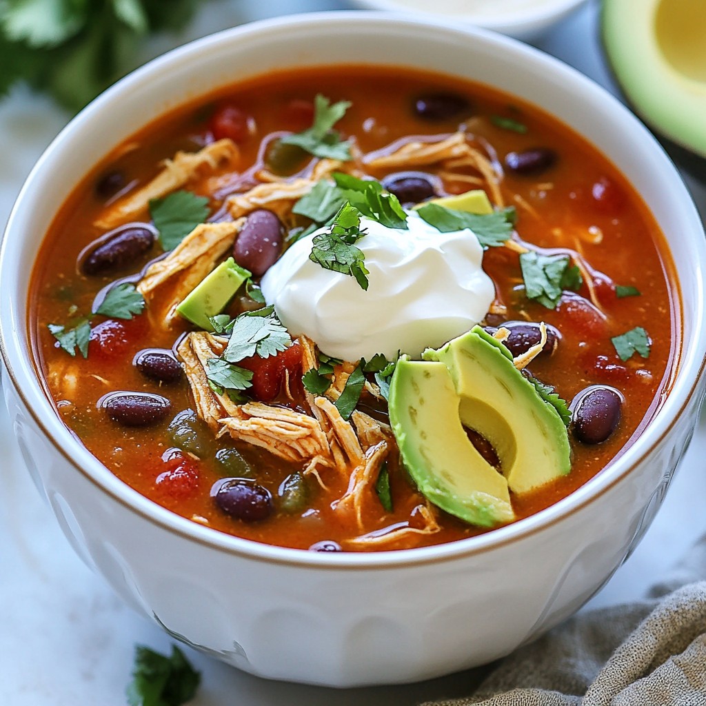 Slow Cooker Chicken Taco Soup Flavorful Comfort Meal