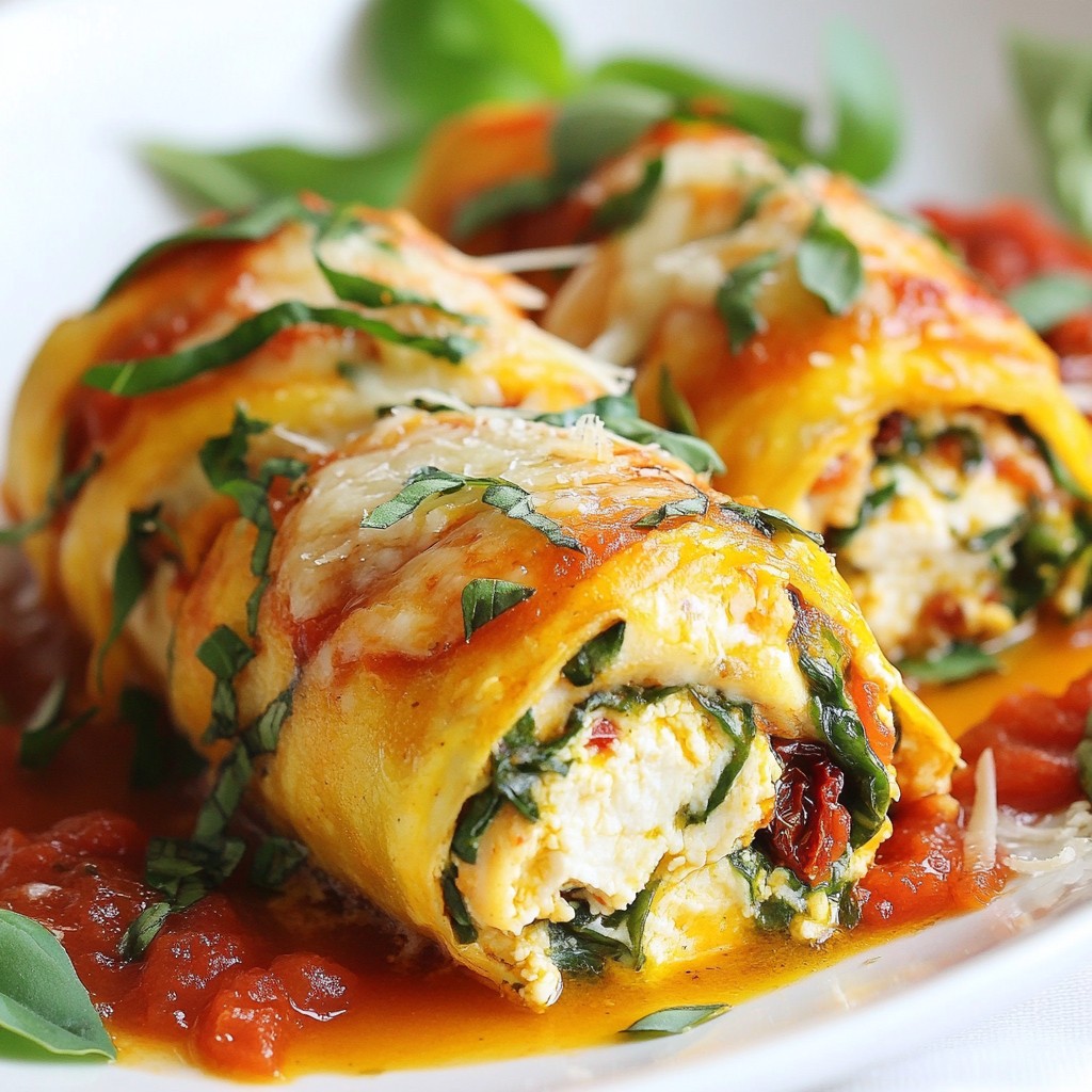 Ricotta Stuffed Chicken Rolls Flavorful and Simple Meal