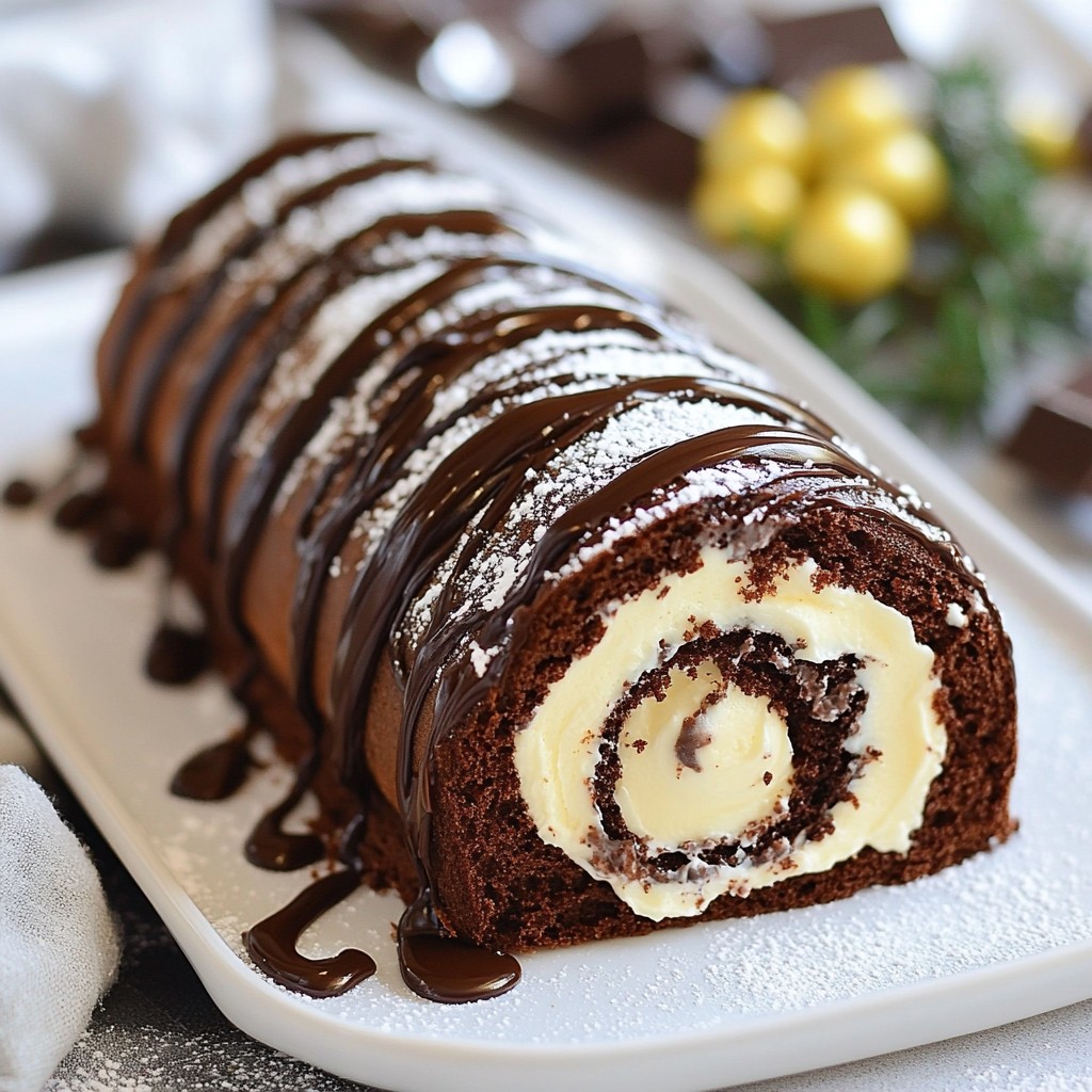 Chocolate Swiss Roll Delightful and Easy Recipe