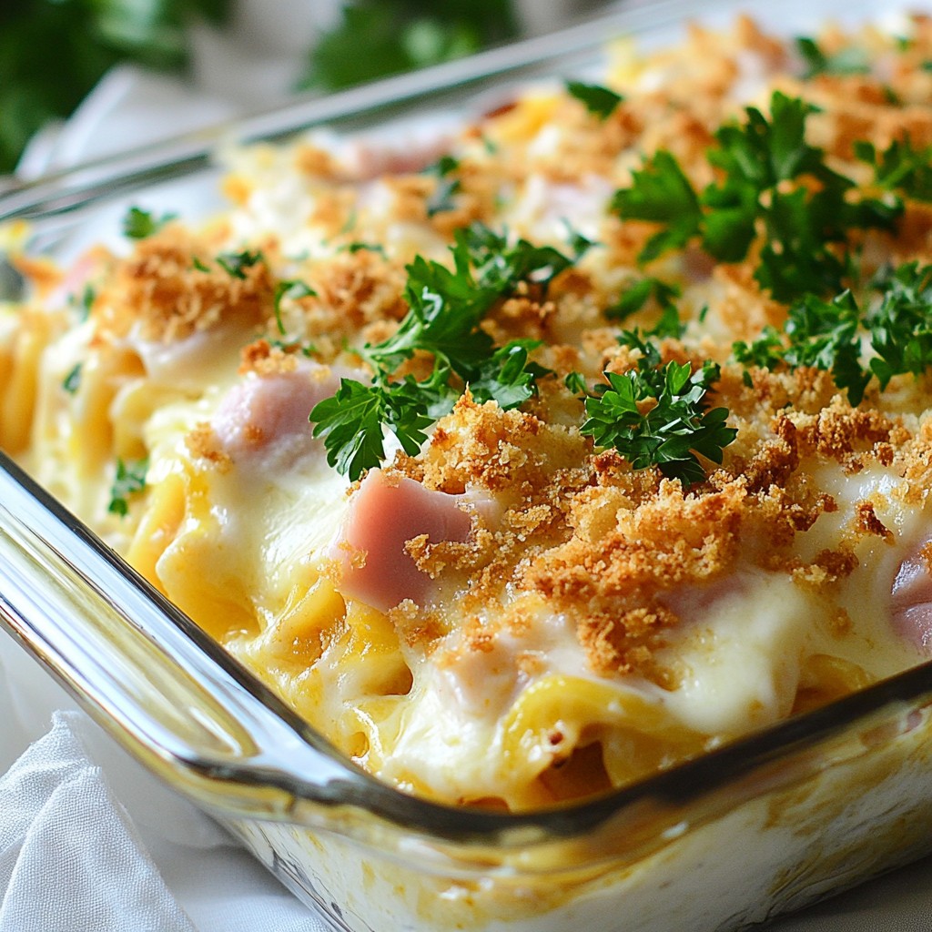 Savory Chicken Cordon Bleu Casserole Easy Recipe