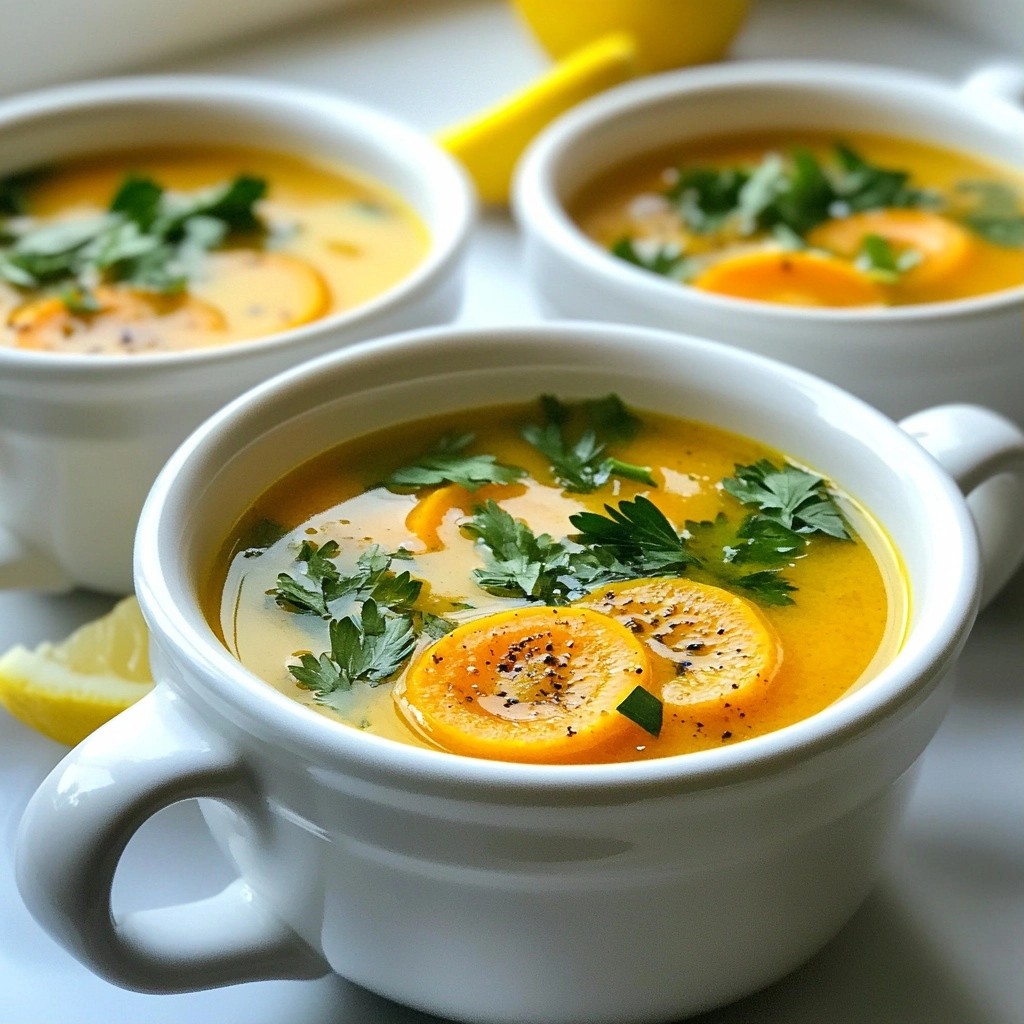 Detox Ginger and Turmeric Broth with Carrots Recipe