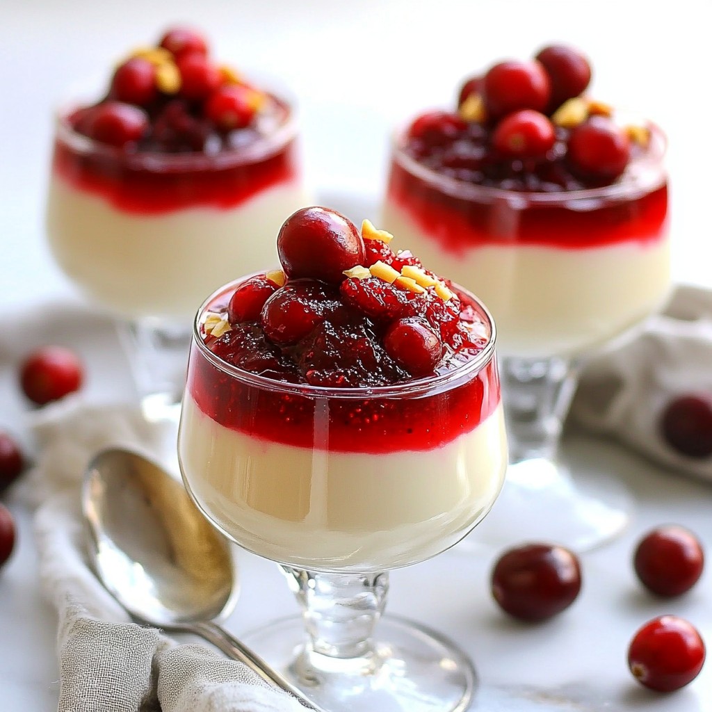 Cranberry Panna Cotta Delightful and Simple Recipe