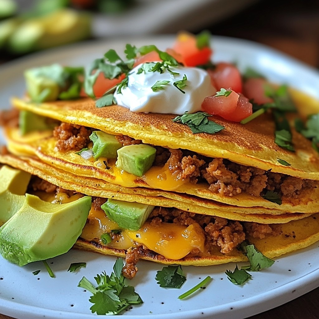 Savory Pancake Tacos Flavorful and Easy Recipe