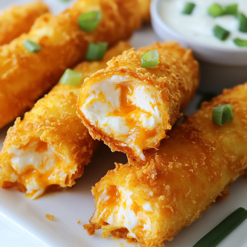 Buffalo Chicken Mozzarella Sticks Tasty Game Day Snack