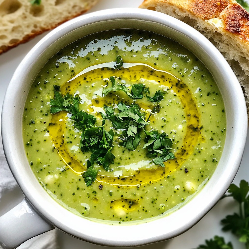 Healthy Broccoli and Cauliflower Soup Simple Recipe