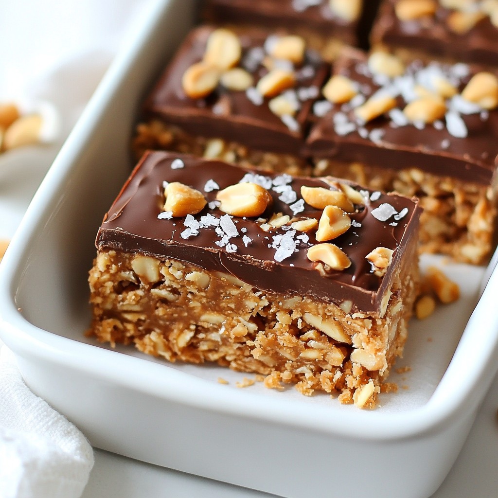 Homemade No-Bake Snickers Bars Easy and Delicious Recipe