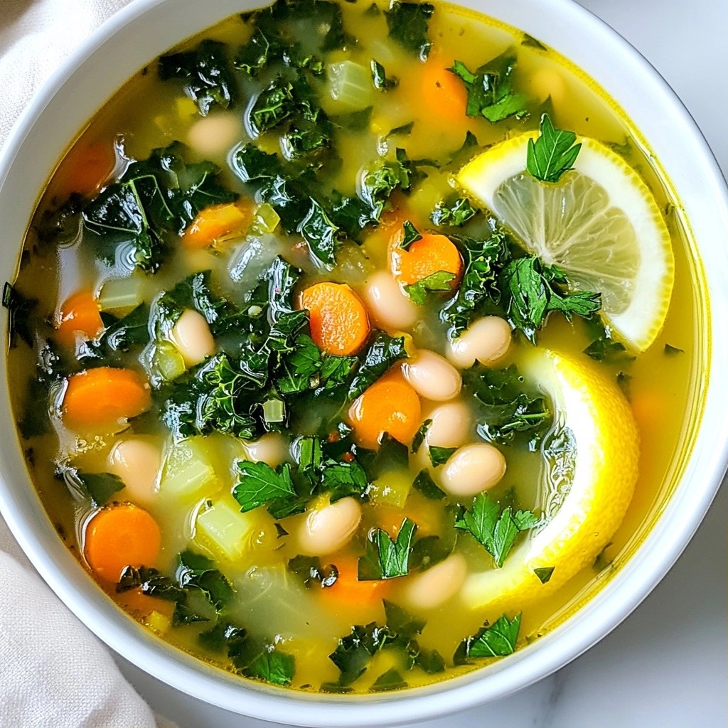 Healthy Kale and White Bean Soup Nourishing Delight