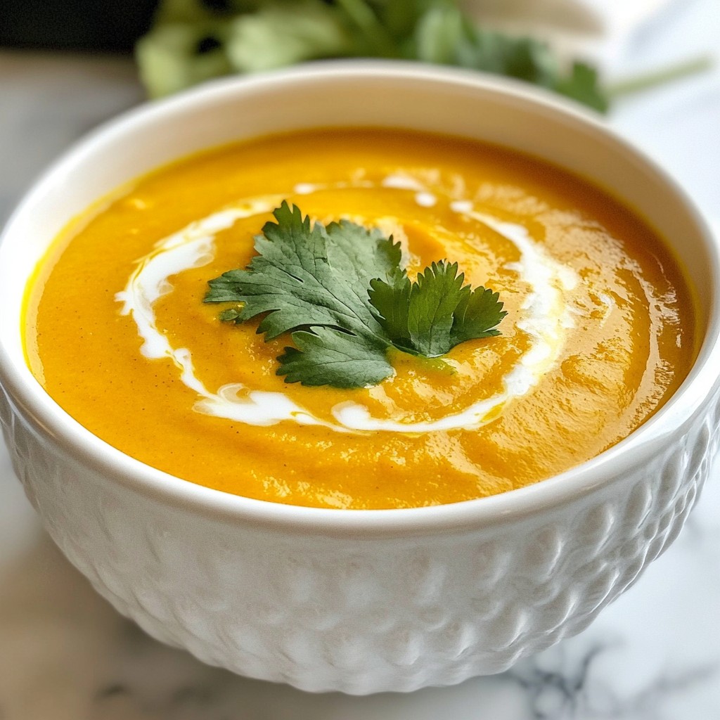 Ginger Turmeric Carrot Soup for Immunity Boost