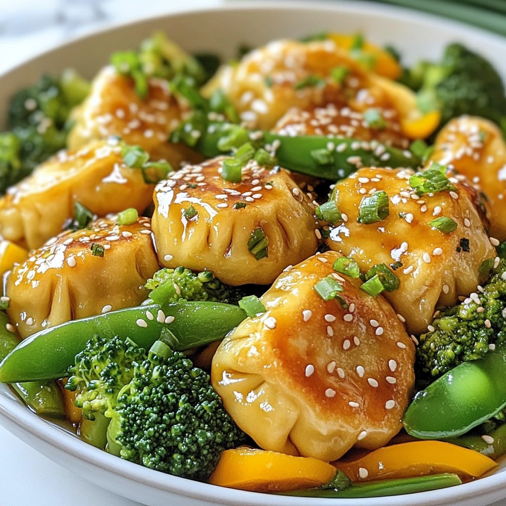 One-Pan Dumpling Dinner Quick and Flavorful Meal