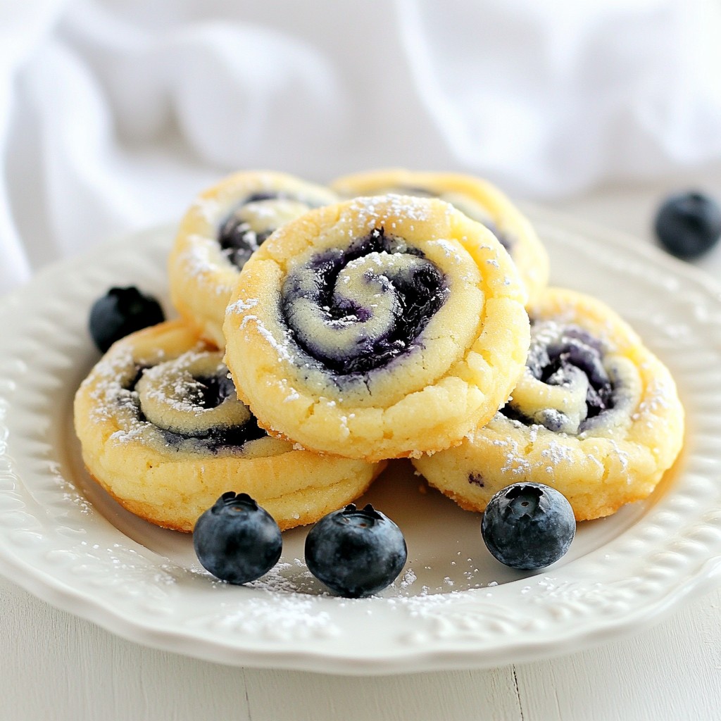 Blueberry Cheesecake Swirl Cookies Irresistible Treat
